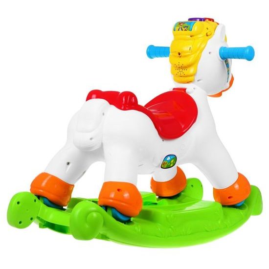 Huile Toys interaktivní houpací kůň 2v1 Rocking Horse
