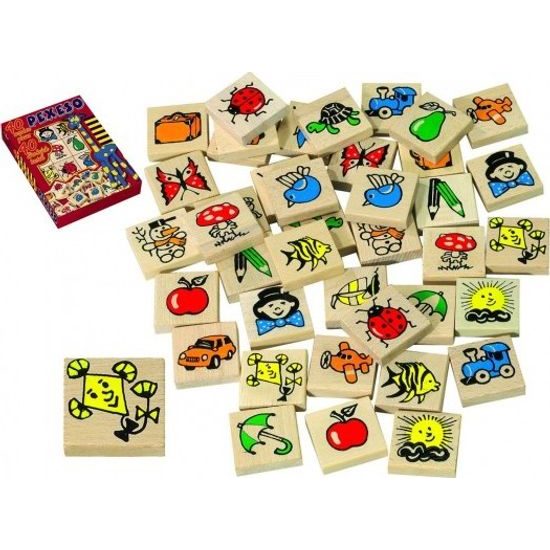 Dřevěné Pexeso 40ks