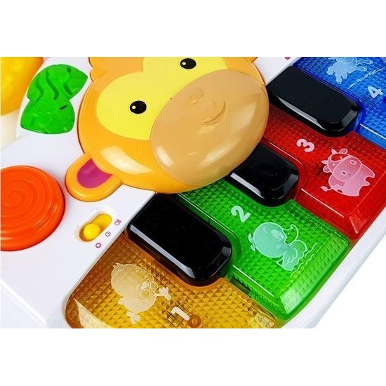 Dětský klavír s opicí na baterky