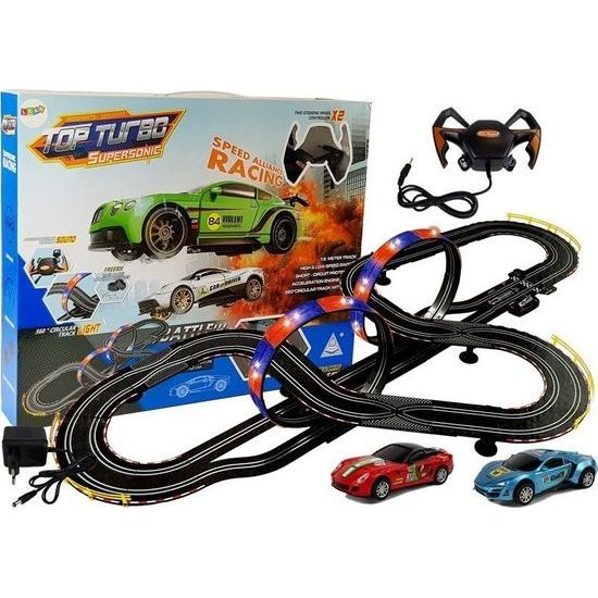 Světelná autodráha pro 2 auta 7,6m