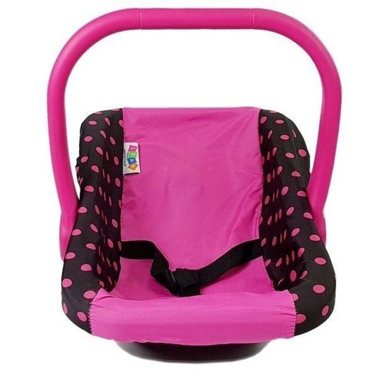 Alice postýlka a nosítko pro panenku - černá