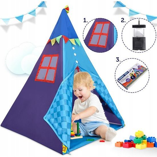 Dětský indiánský stan Indian Tent s lampičkou