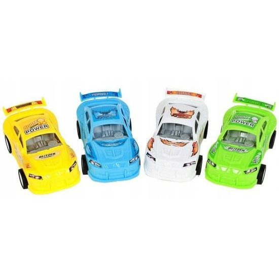 Nákladní auto se 4 autíčky světly a zvuky City Builder 1:16