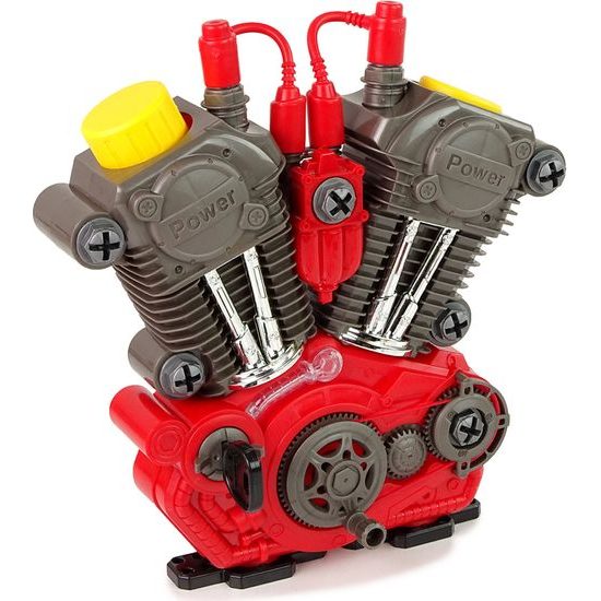 Sada nářadí s motorem pro malého mechanika