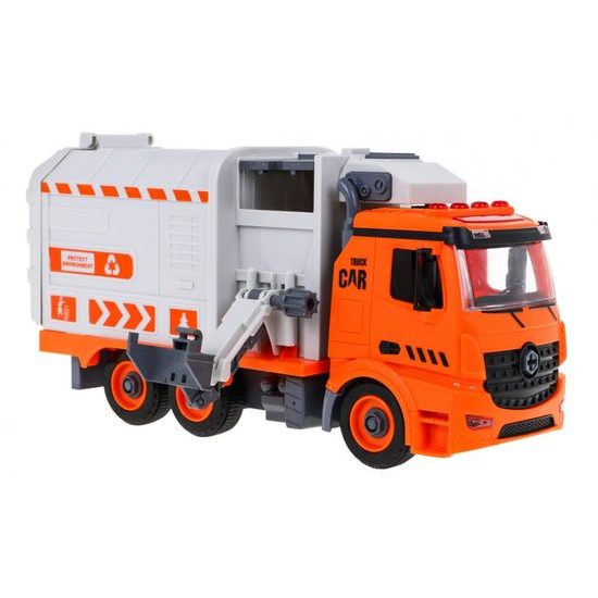 Šroubovací popelářské auto s kontejnery Garbage Truck