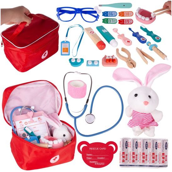 Velká dřevěná souprava Malý zubař