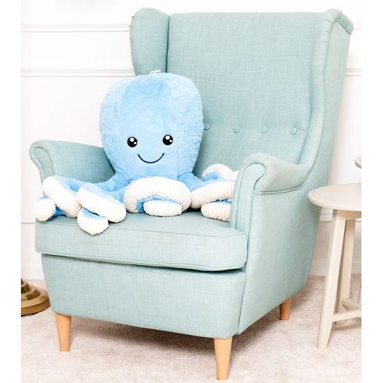 Plyšová chobotnice Monty 80 cm - modrá