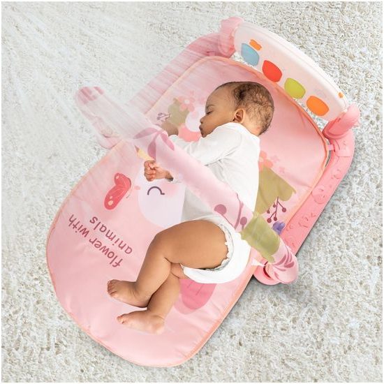 Dětská hrací deka s piankem Ocean - modrá