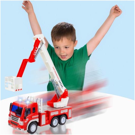 Dětské požární auto se světly a zvuky City Service 1:16