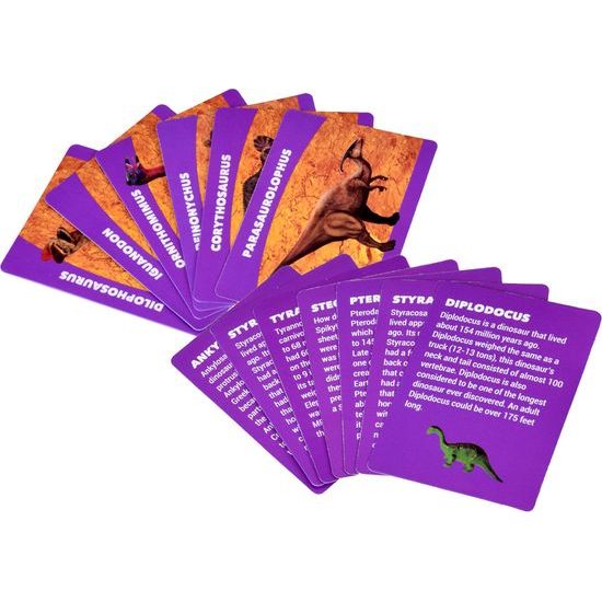 Archeologická sada 12 velkých vajíček + karty se světem dinosaurů