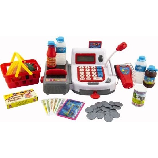 Pokladna digitální s doplňky na baterie