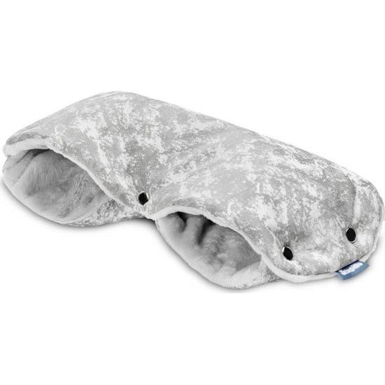 Rukávník na kočárek světle šedý