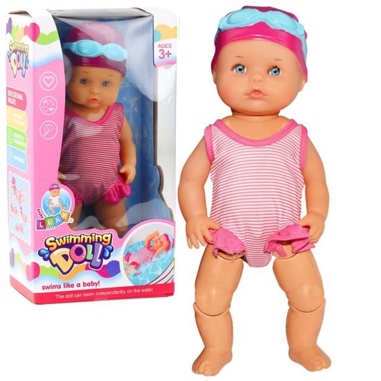 Voděodolná panenka na plavání Swimming Doll