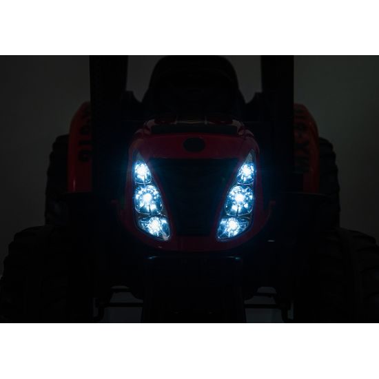Dětský elektrický traktor A011 24V červená