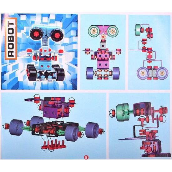 Konstrukční stavebnice s vrtačkou na baterie Junior Blocks 280 dílků