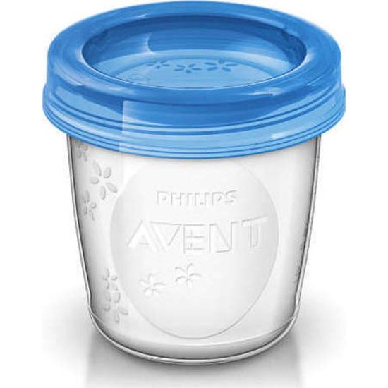 Philips Avent sada Via pohárků s víčkem 5 ks bílá 180 ml