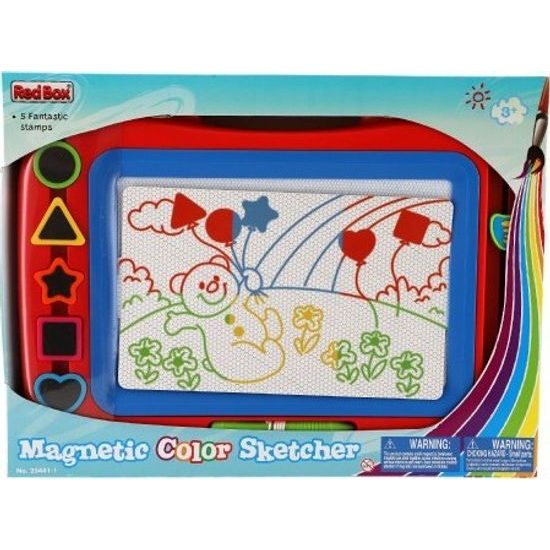 Barevná Magnetická tabulka + razítka 5ks