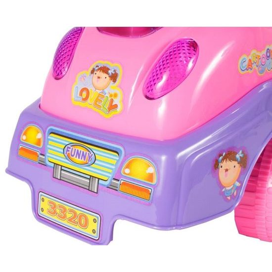 Dětské mini odrážedlo s melodiemi Cartoon Car