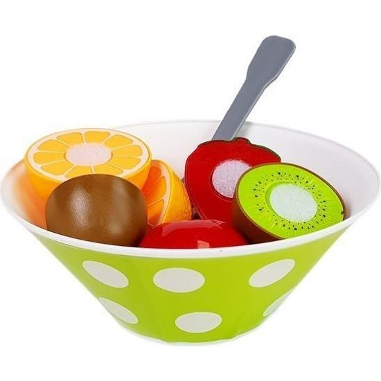 Sada zeleniny a ovoce na krájení s mixérem