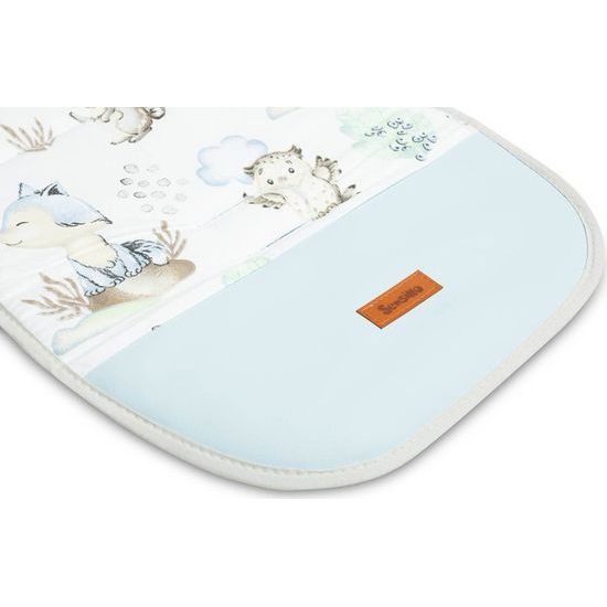 Oboustranná podložka do kočárku Sensillo Velvet - lesní zvířátka