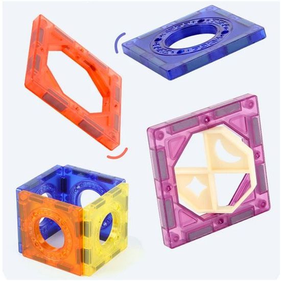 Magnetická 3D stavebnice se skluzavkou Magic Magnetic 262 dílů