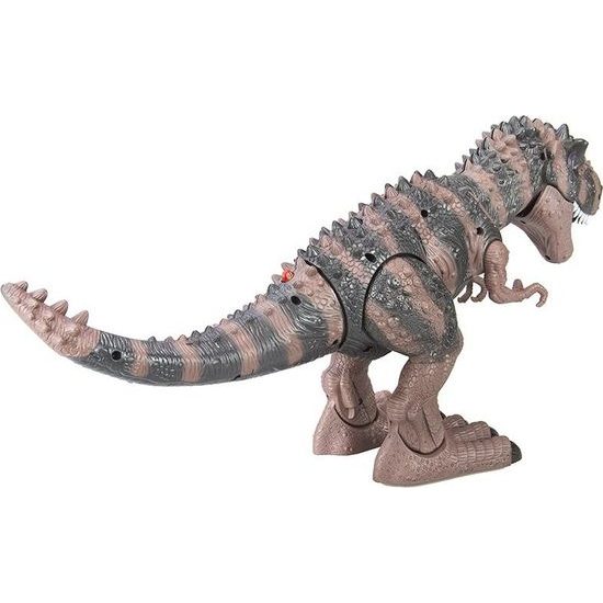 Tyranousaurus rex na baterie - hnědý