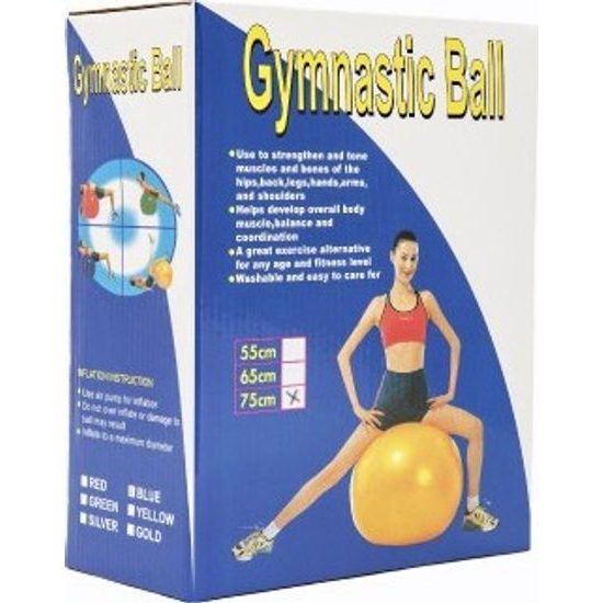 Gymnastický míč - rehabilitační relaxační - modrý