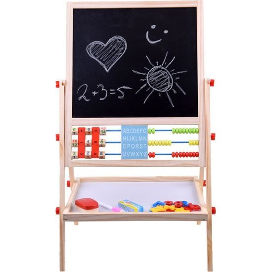 Magnetická tabule 2 v 1 s křídou + čísla