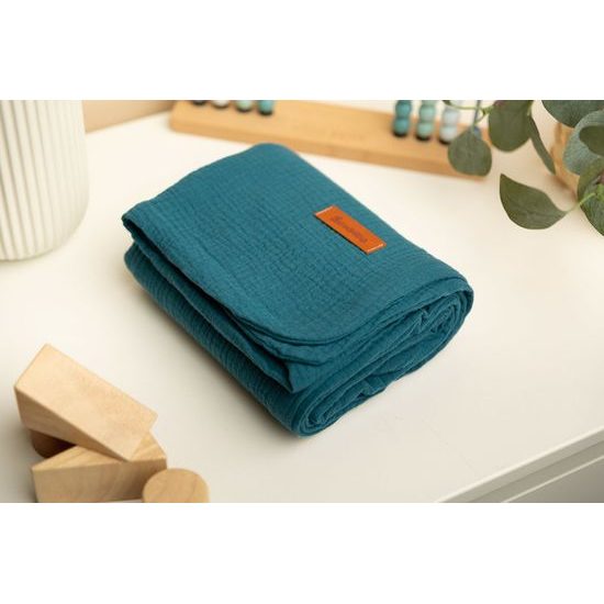 Dětská mušelinová deka Sensillo 75x100 cm - oceán