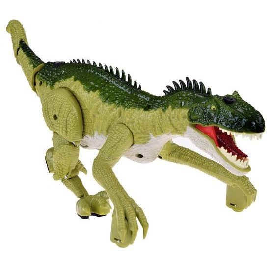 Interaktivní chodící Dinosaurus na dálkové ovládání - zelený
