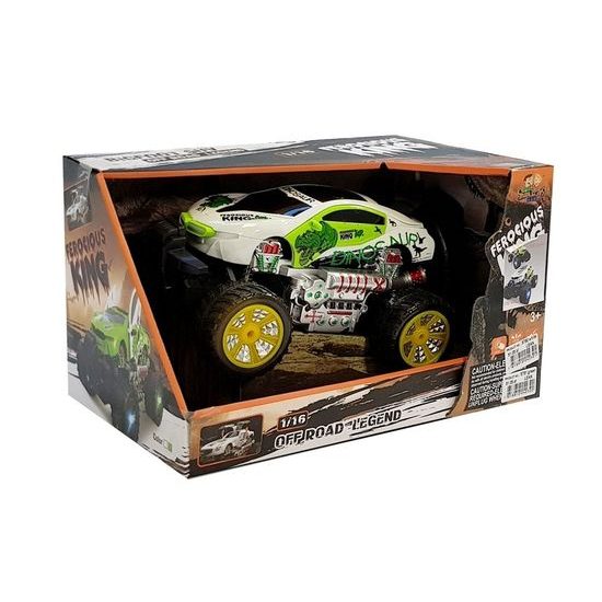 Terénní auto na dálkové ovládání Dinosarus King 1:16 bílé