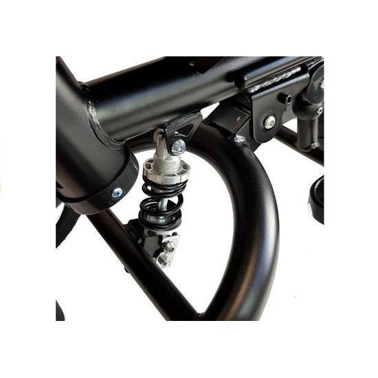 Majlo Toys tříkolka 2v1 s nafukovacími koly PRO600 černá