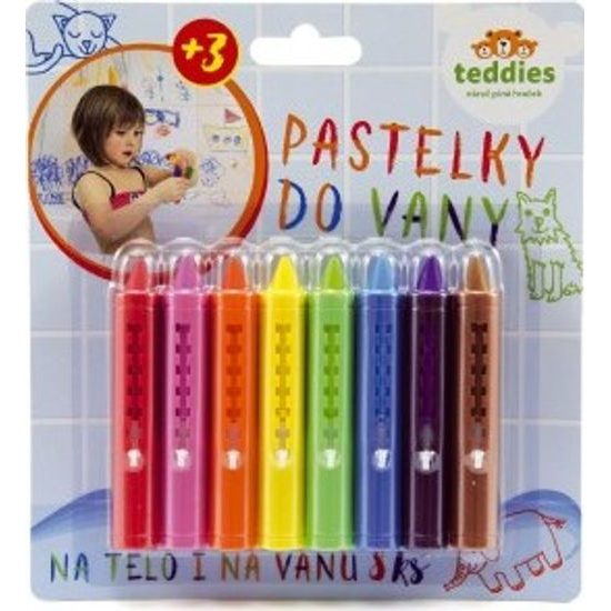 Pastelky do vany 8 ks