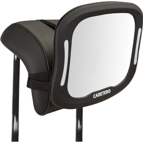 Zrcátko se světlem LED do auta