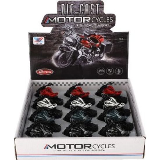 Motorka na zpětné natažení - mix 4 barvy