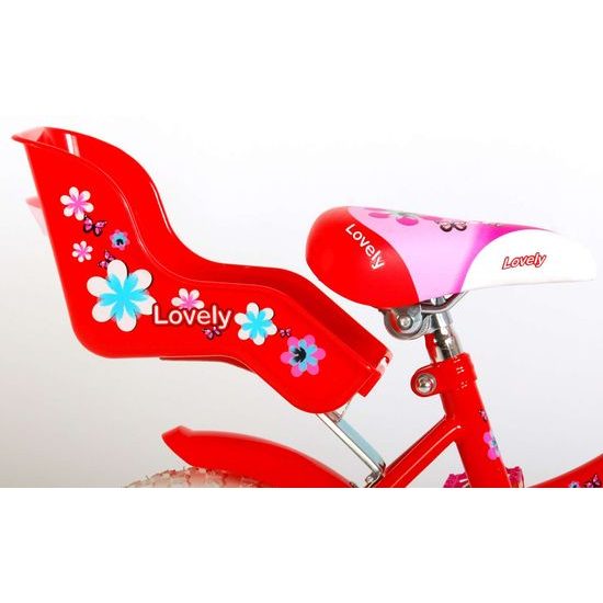 Dětské kolo Volare Lovely 12" červeno-bílé