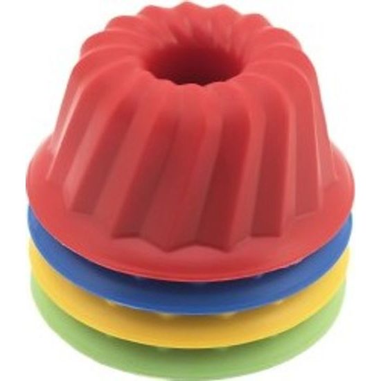 Formičky - Bábovky kulatá - mix 4 barvy