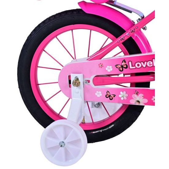 Dětské kolo Volare Lovely růžovo-bílé 14"