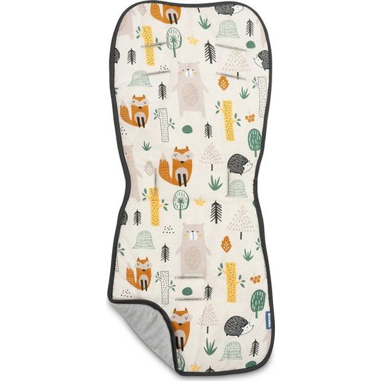 Podložka do kočárku basic - lesní svět