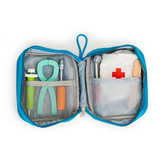 Ecotoys dřevěná souprava Malý zubař 7 součástí