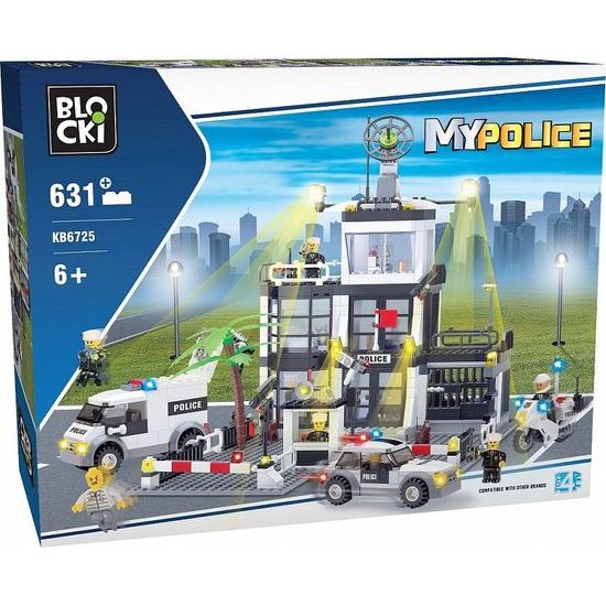 POŠKOZENÝ OBAL Blocki velká policejní stanice 631 dílků
