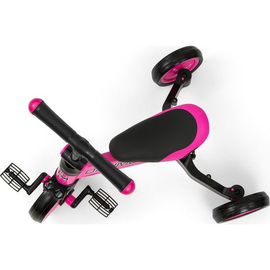 Dětská tříkolka 3v1 Milly Mally Optimus pink