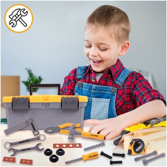 Sada dětského nářadí v kufříku Craftsman Box