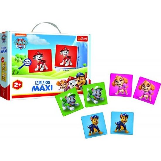 Pexeso Maxi - Tlapková patrola/Paw Patrol 24 kusů - společenská hra