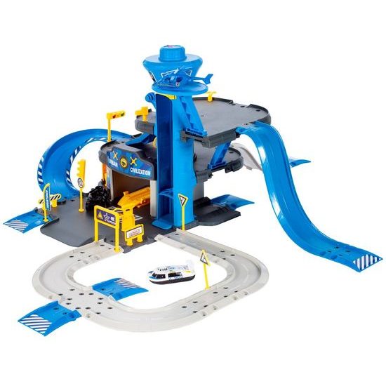 Policejní centrum s dráhou, autíčky a helikoptérou Police Station