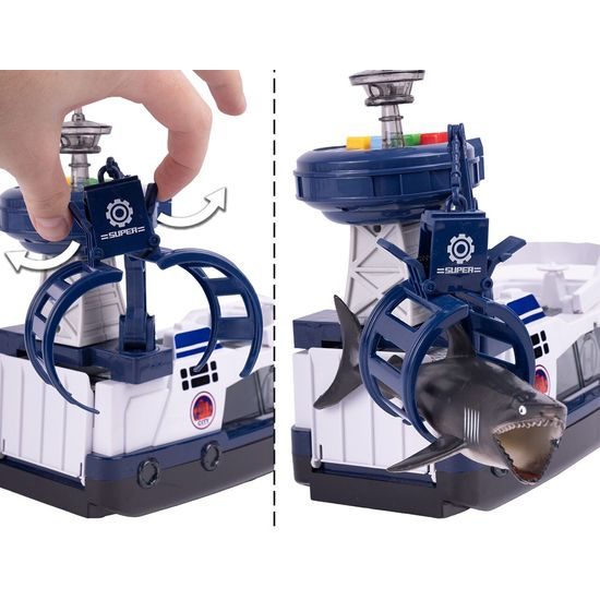 Loď na baterie s příslušenstvím Shark Boat