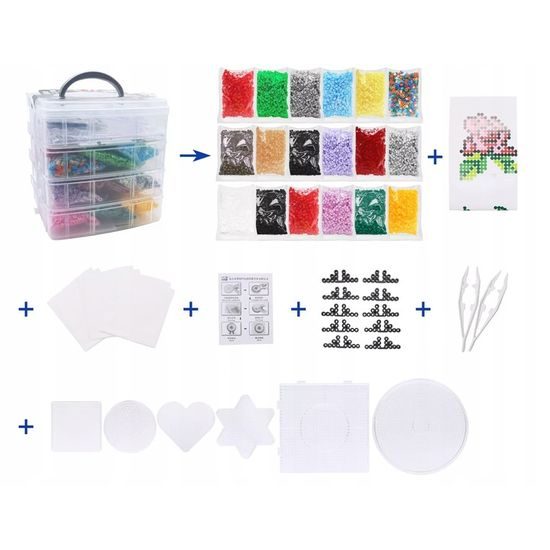 Zažehlovací korálky Iron Beads 9000 kusů