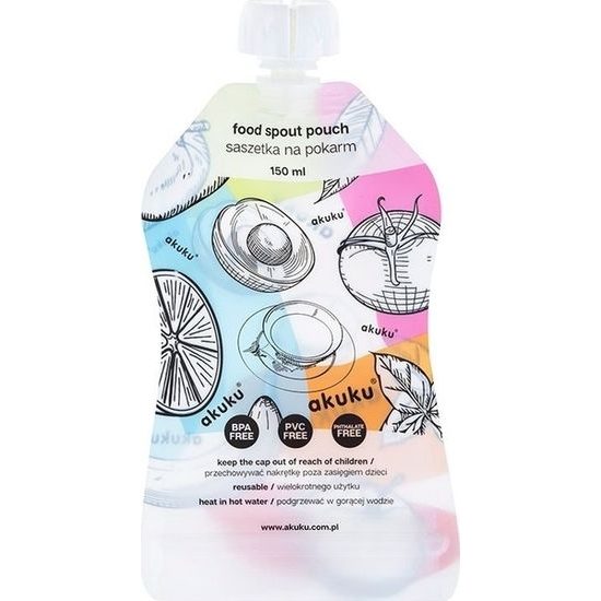 Akuku Klasické plnitelné kapsičky, 150 ml - 5 ks