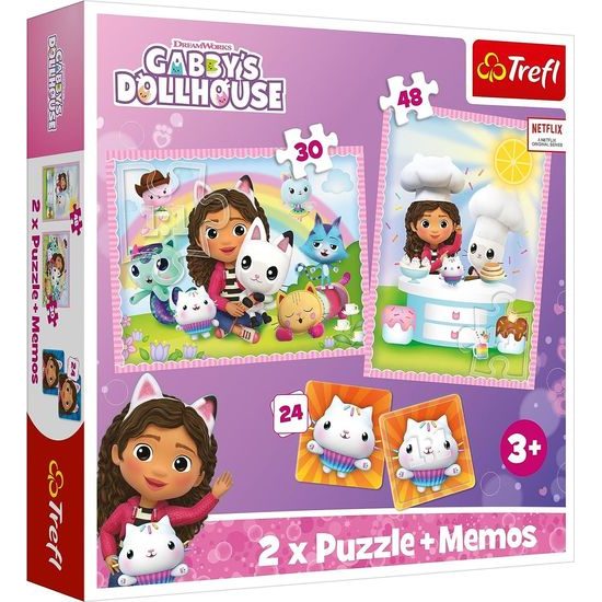 TREFL Sada 3v1 Gabi s kočičím kamarádem