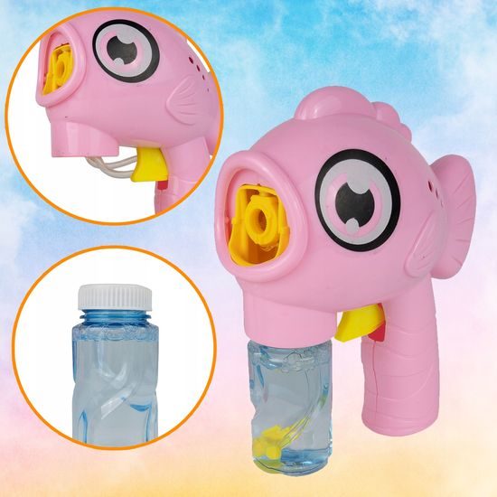 Dětský bublifuk Bubble Fish růžový